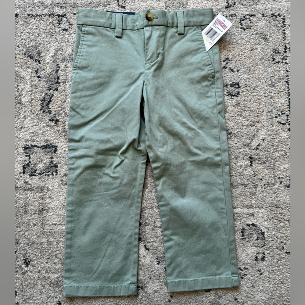 Vineyard Vines Kids Breaker Pant in Sage Sz 4T